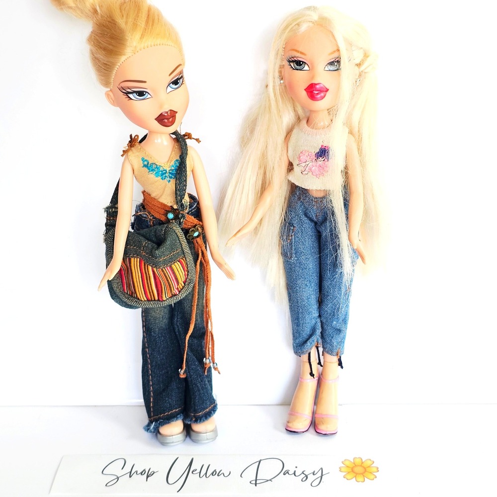 2001 Bratz MGA Doll Lot Cloe Yasmin Y2K Denim Outfits Accessories Vintage‎ Toy
